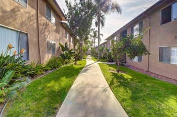 Walkway through idylwood apartments